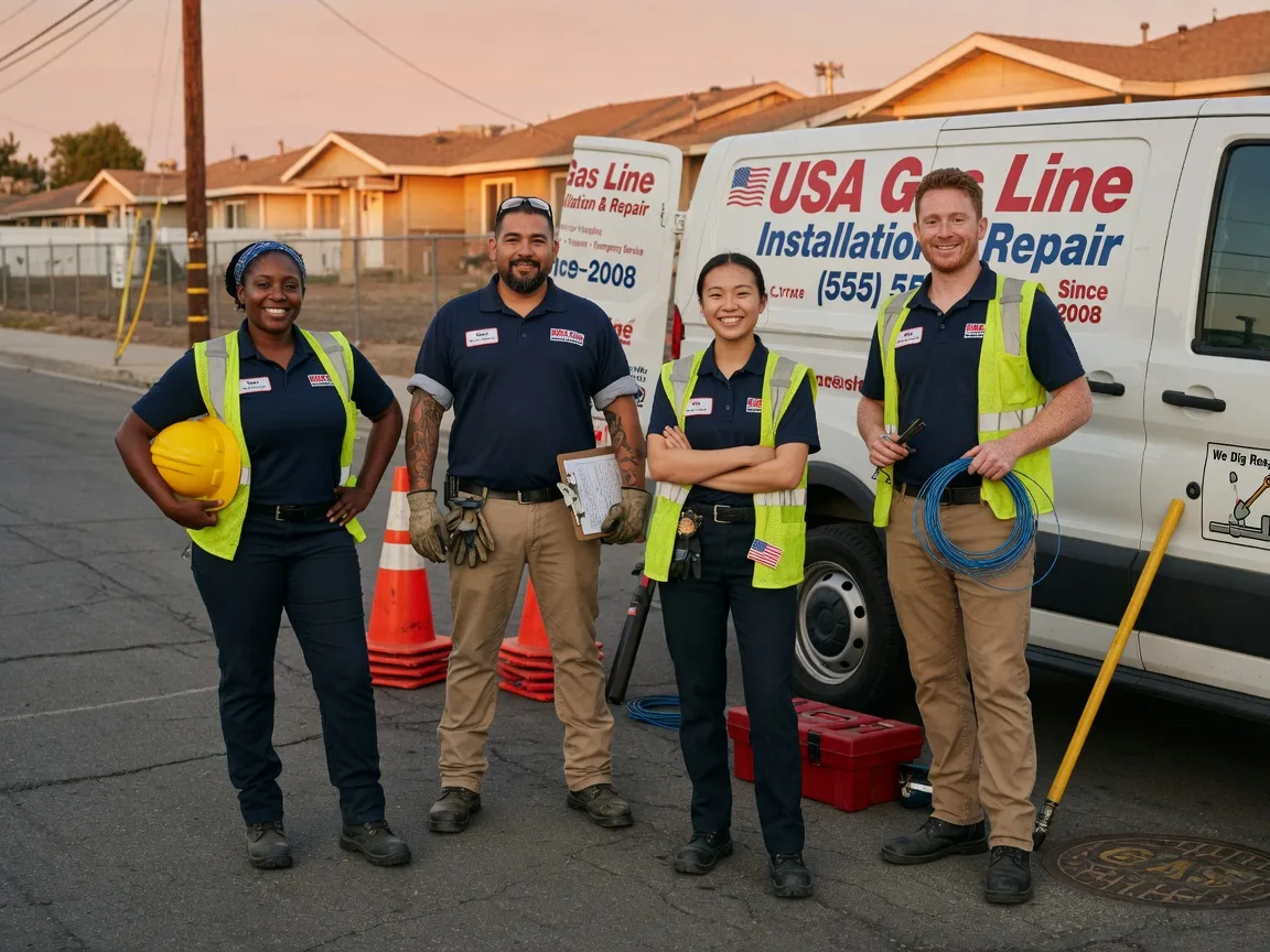Gas Line Installation company in Oliveburg, PA
